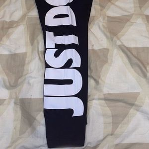 Nike “Just Do It” High waisted leggings 7/8